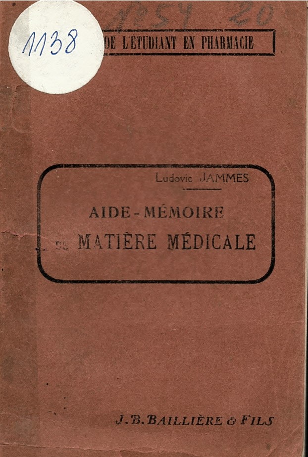  Aide - memoire de matiere medicale