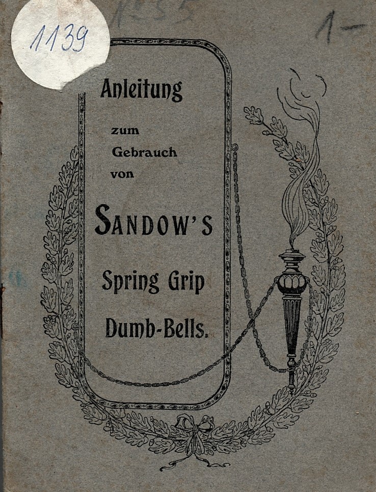  Anleitung zum Gebrauch von Sandow's Spring Grip Dums-Bells