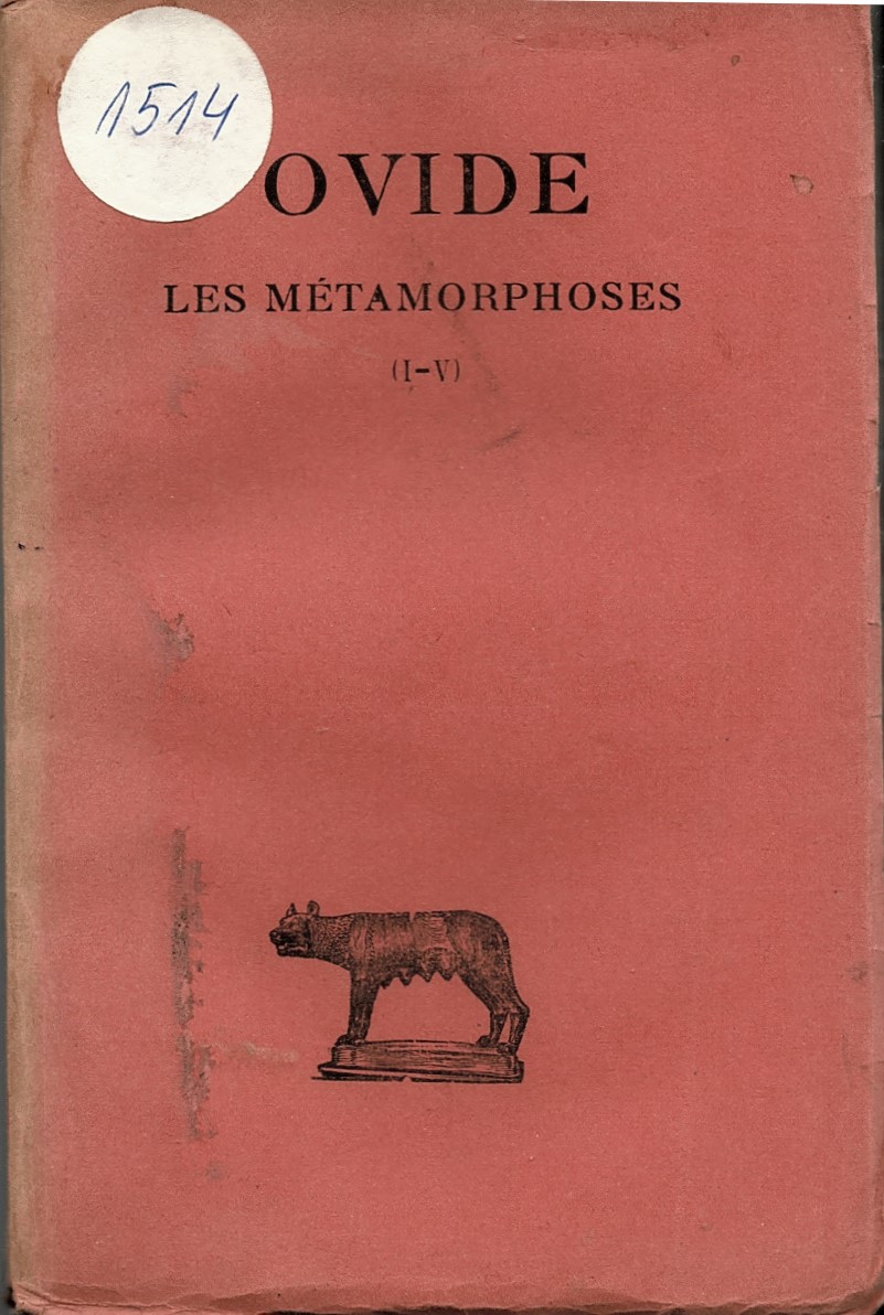  Les Métamorphoses, tome I (Livres I-V)
