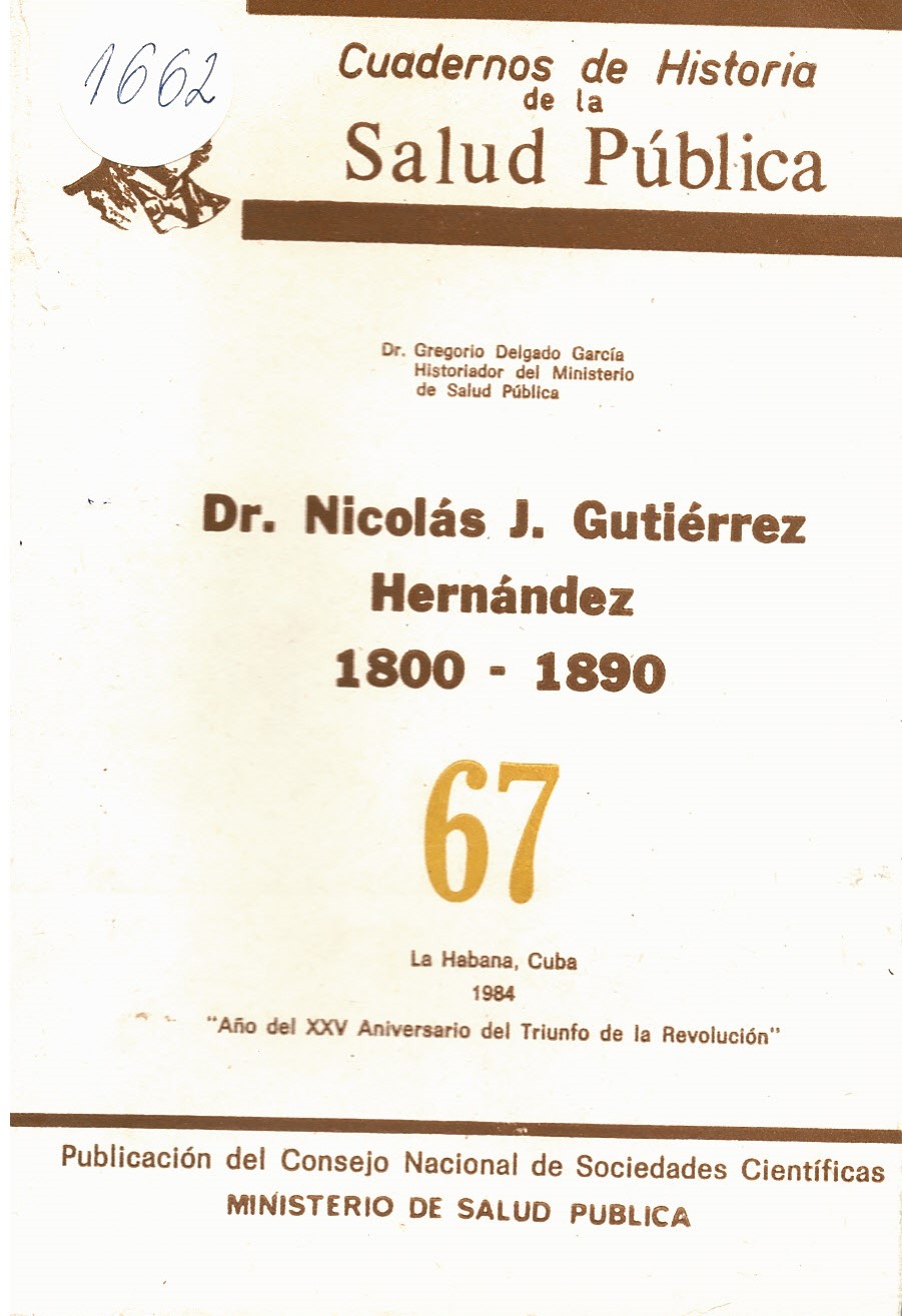  Cuadernos de historia de la Salud Publica № 67