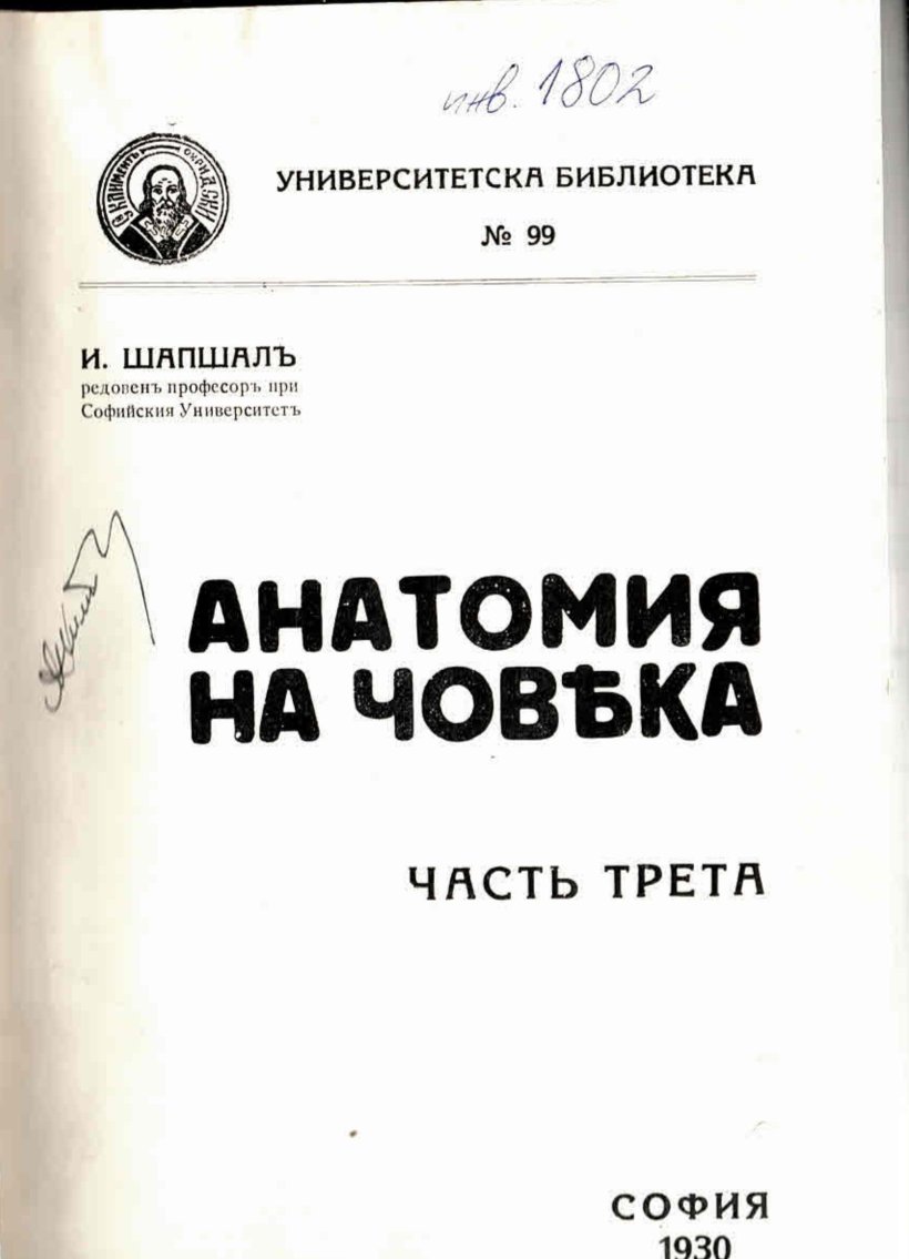   Анатомия на човека, часть 3