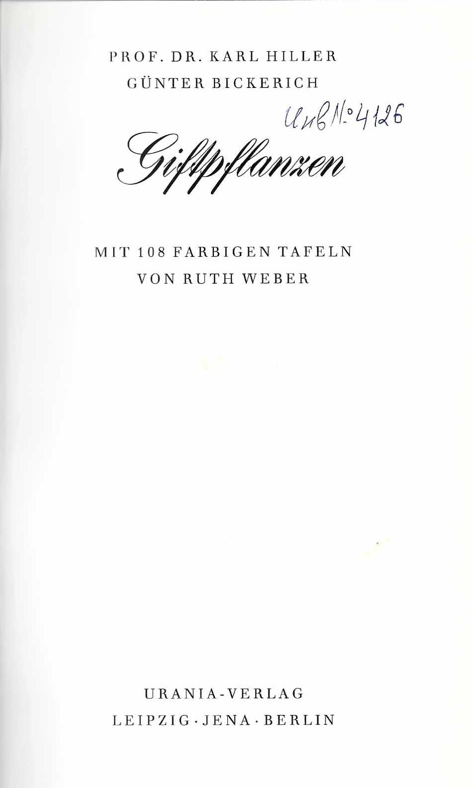  Giftpflanzen
