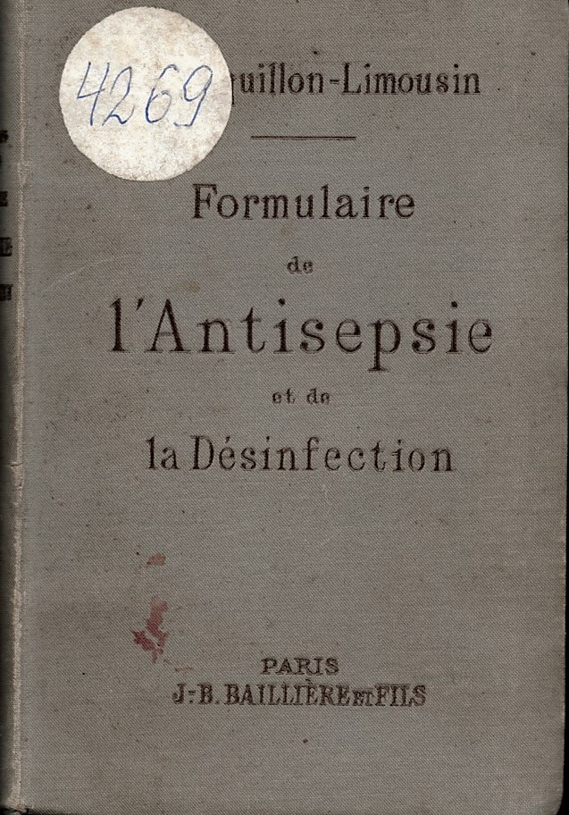  Formulaire de L’Antisepsie et de La Desinfection