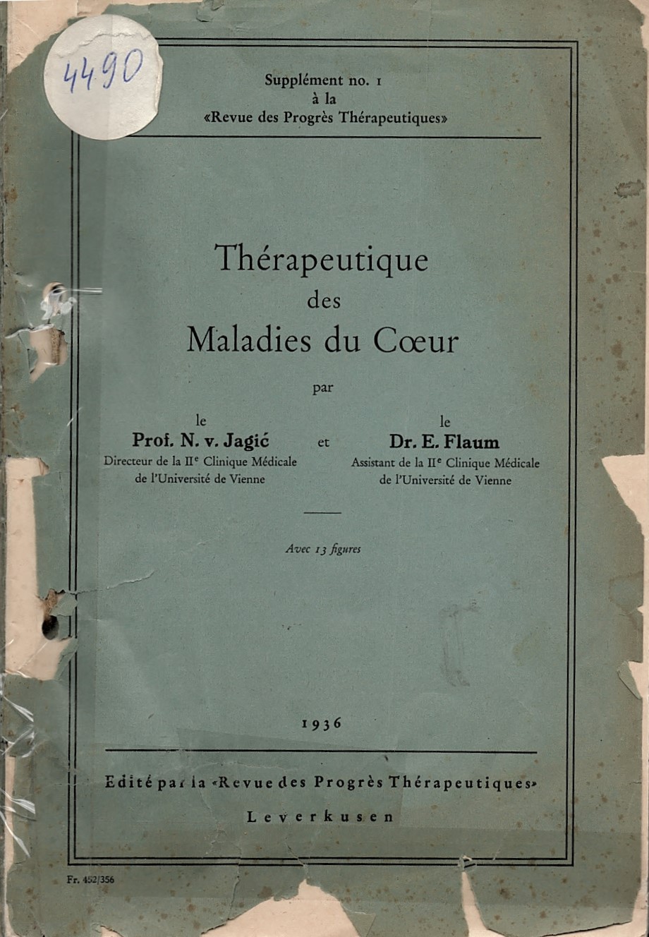  Therapeutique des Maladies du Coeur