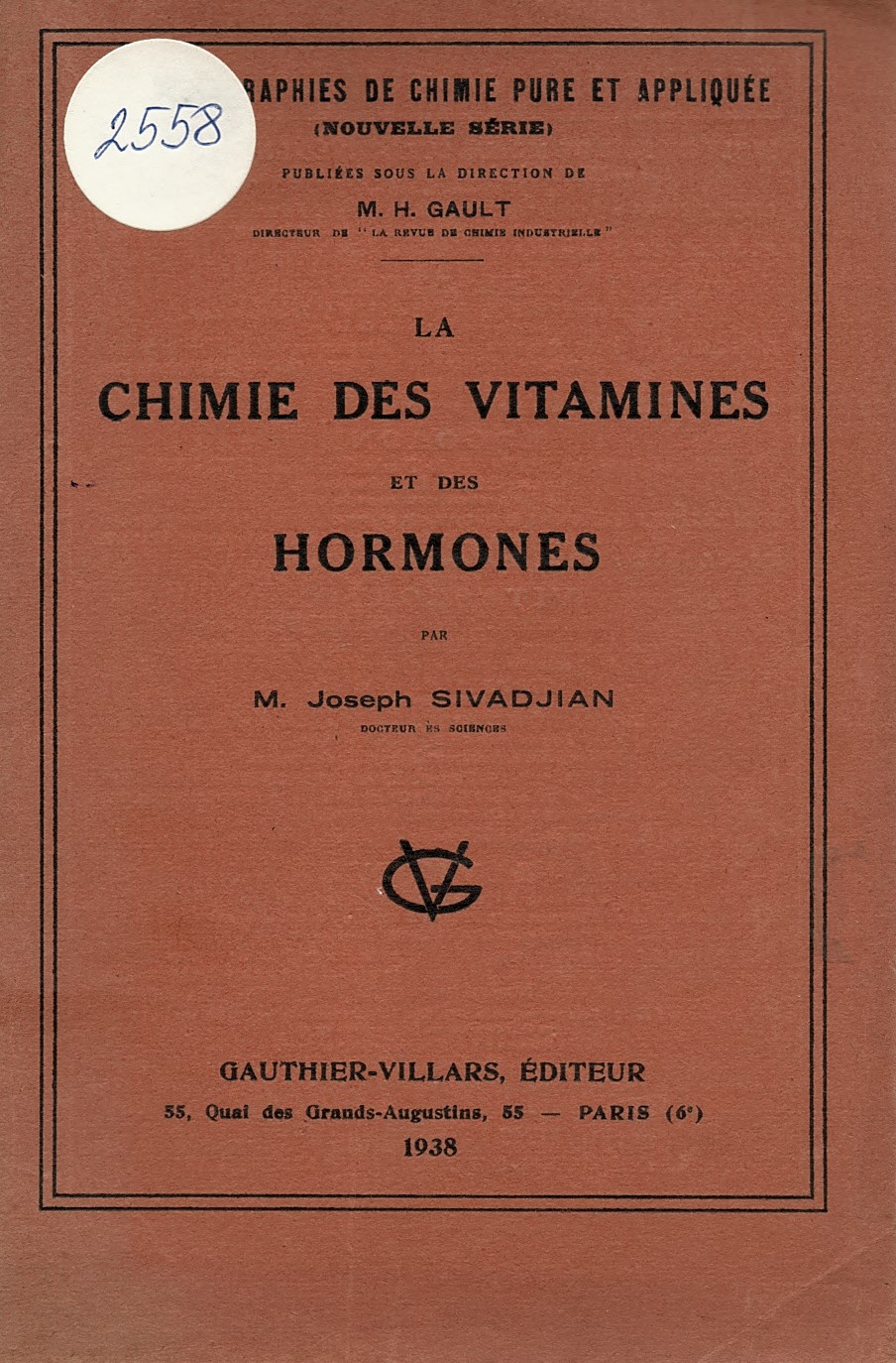 La chimie des vitamines et des hormones