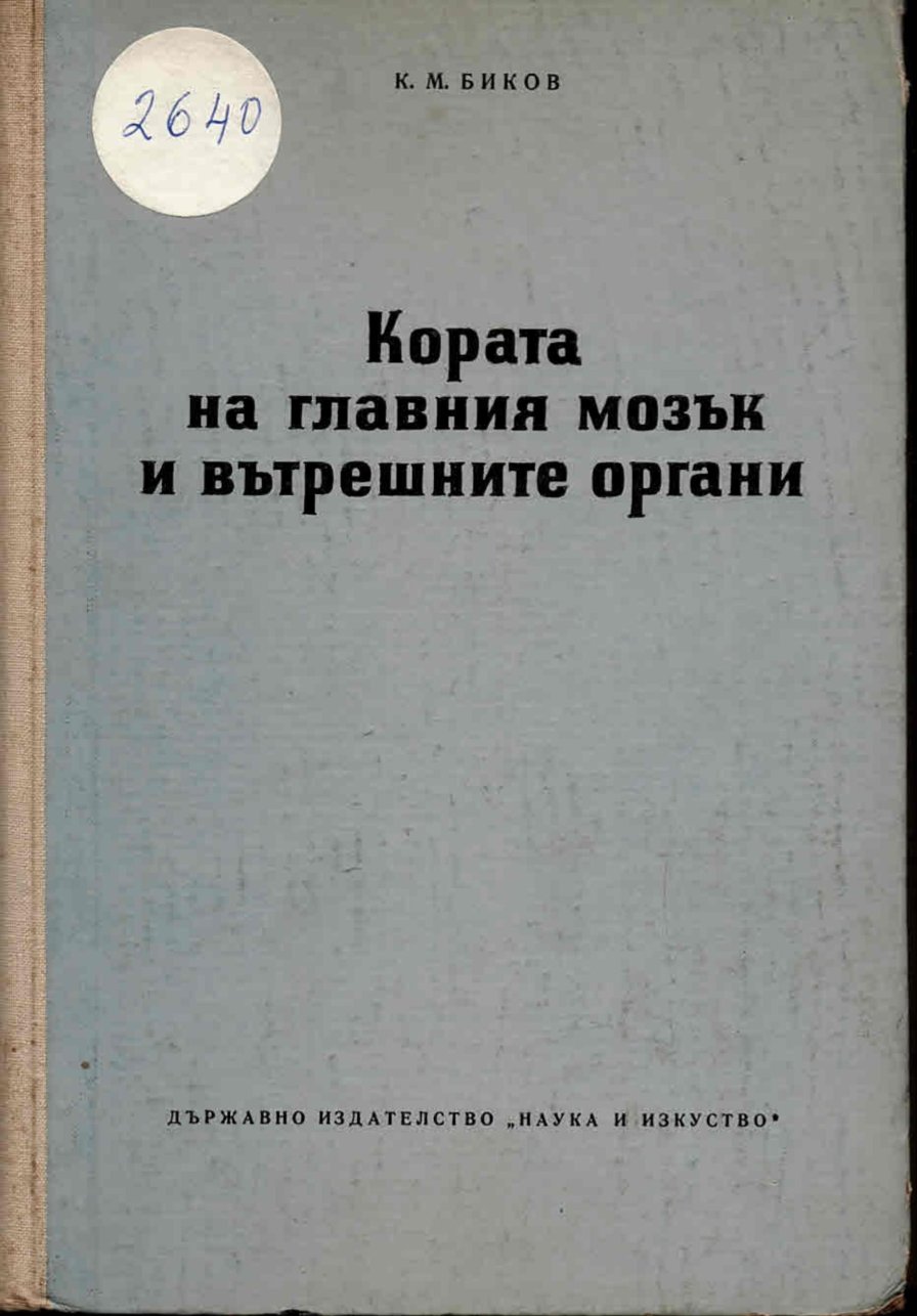  Кората на главния мозък и вътрешните органи