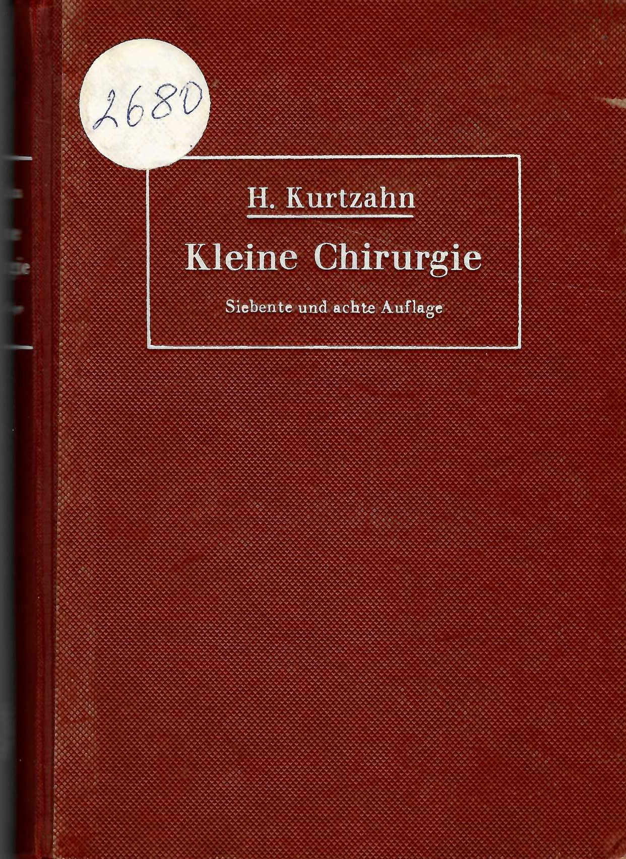   Kleine Chirurgie