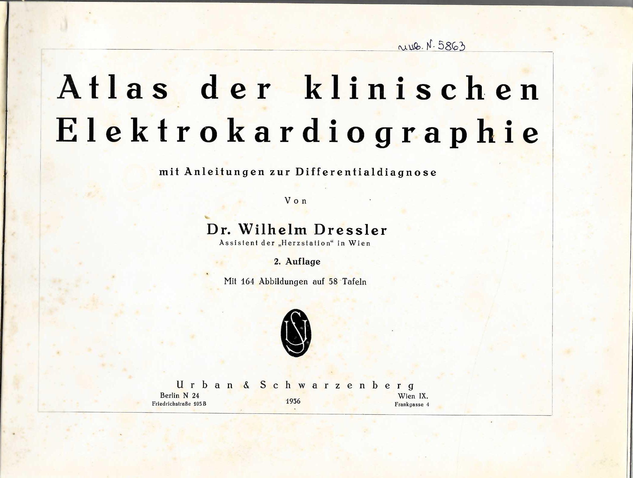  Atlas der klinischen Elektrokardiographie