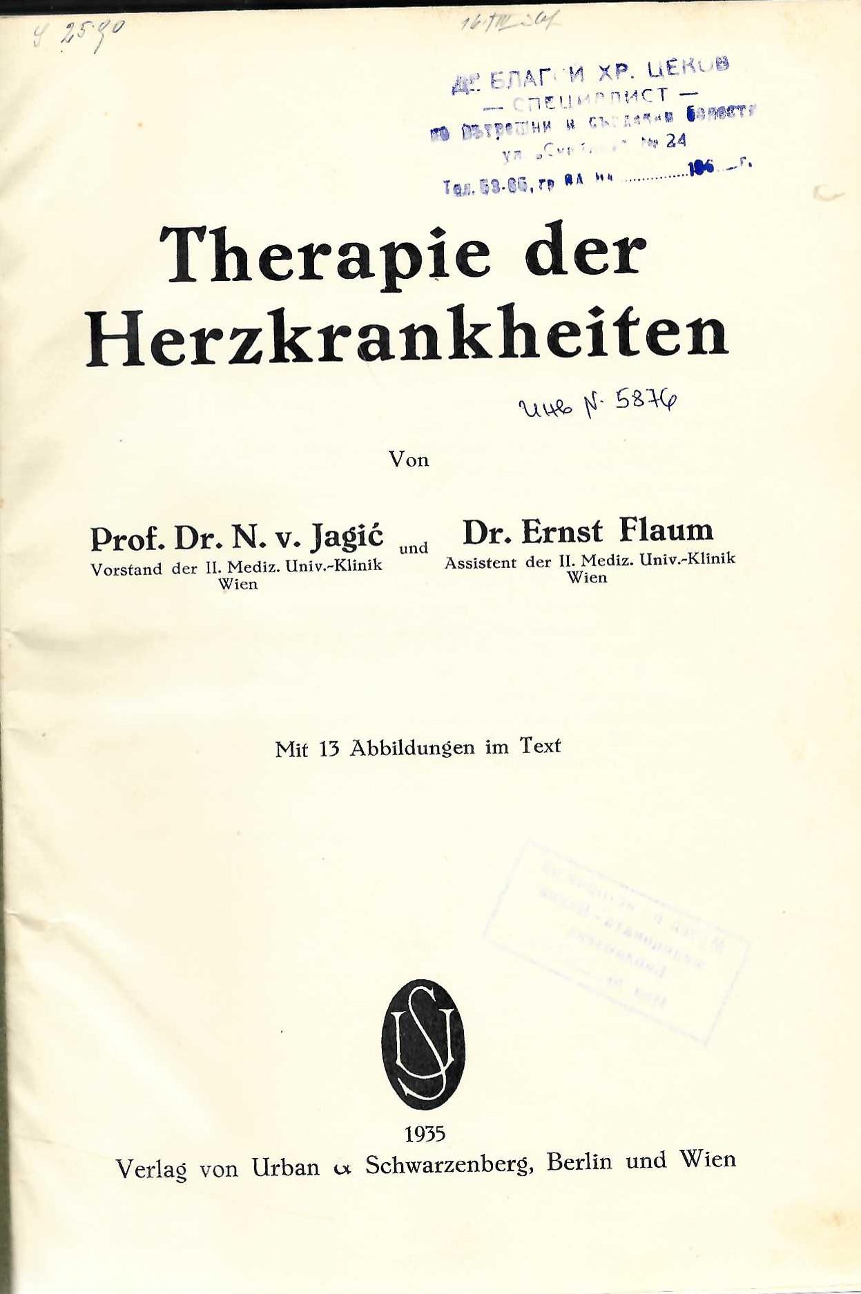  Therapie der Herzkrankheiten